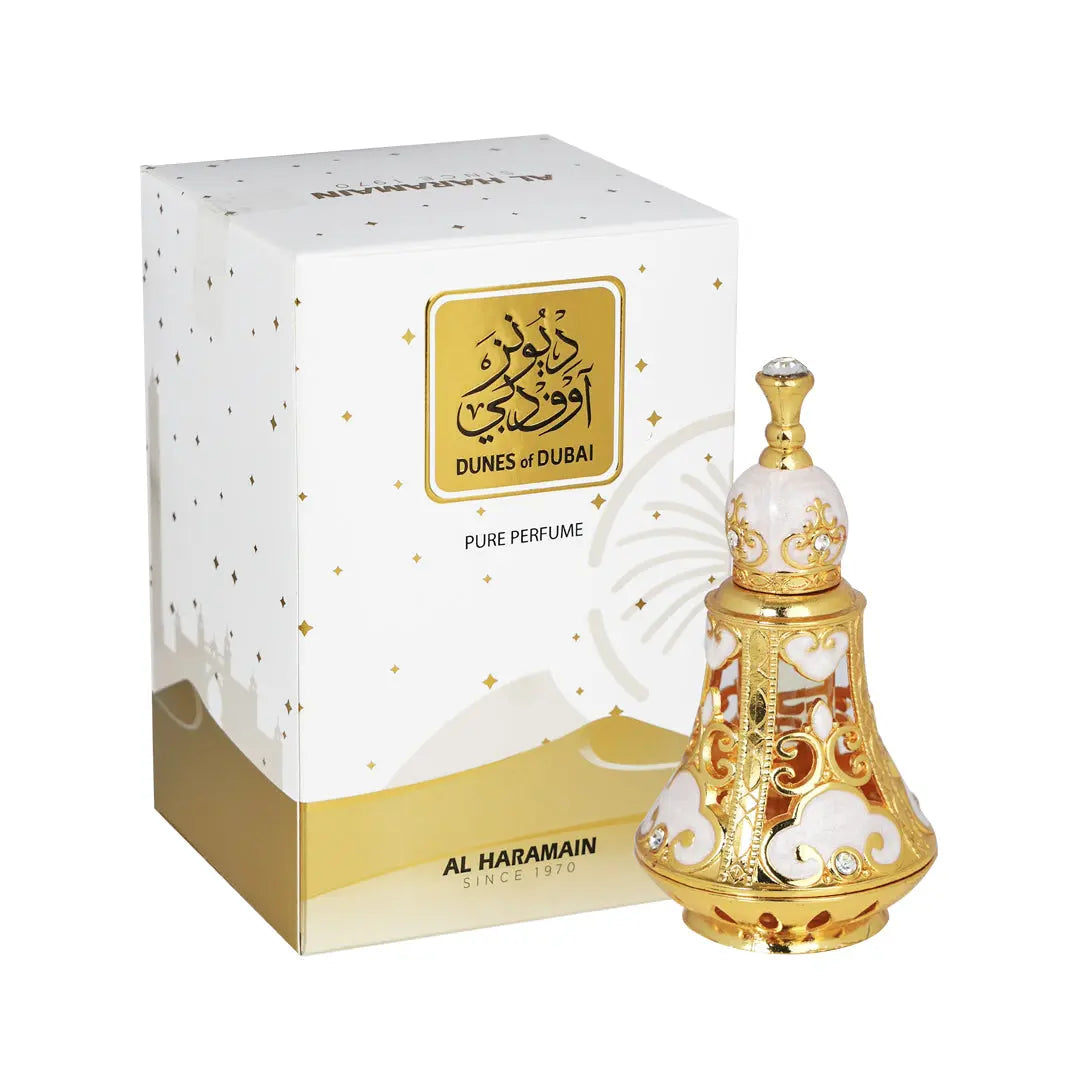 Dunes of Dubai Arabain Perfume Oil, 12ml - Alcohol-Free, By AlHaramain Al Haramain