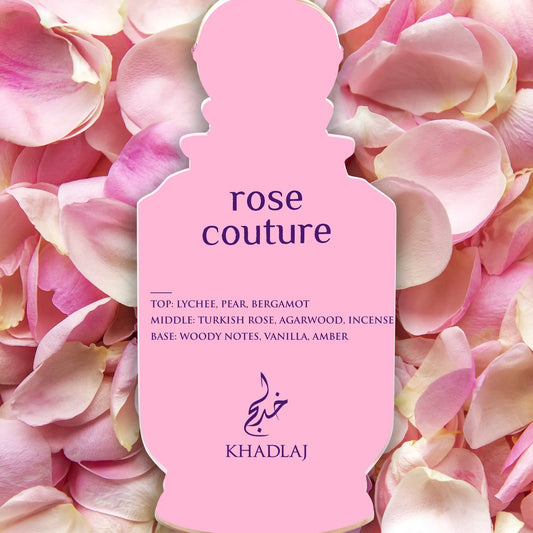 Rose Couture 100ml (3.4Oz) EDP, By Khadlaj - AlSunnah Corner