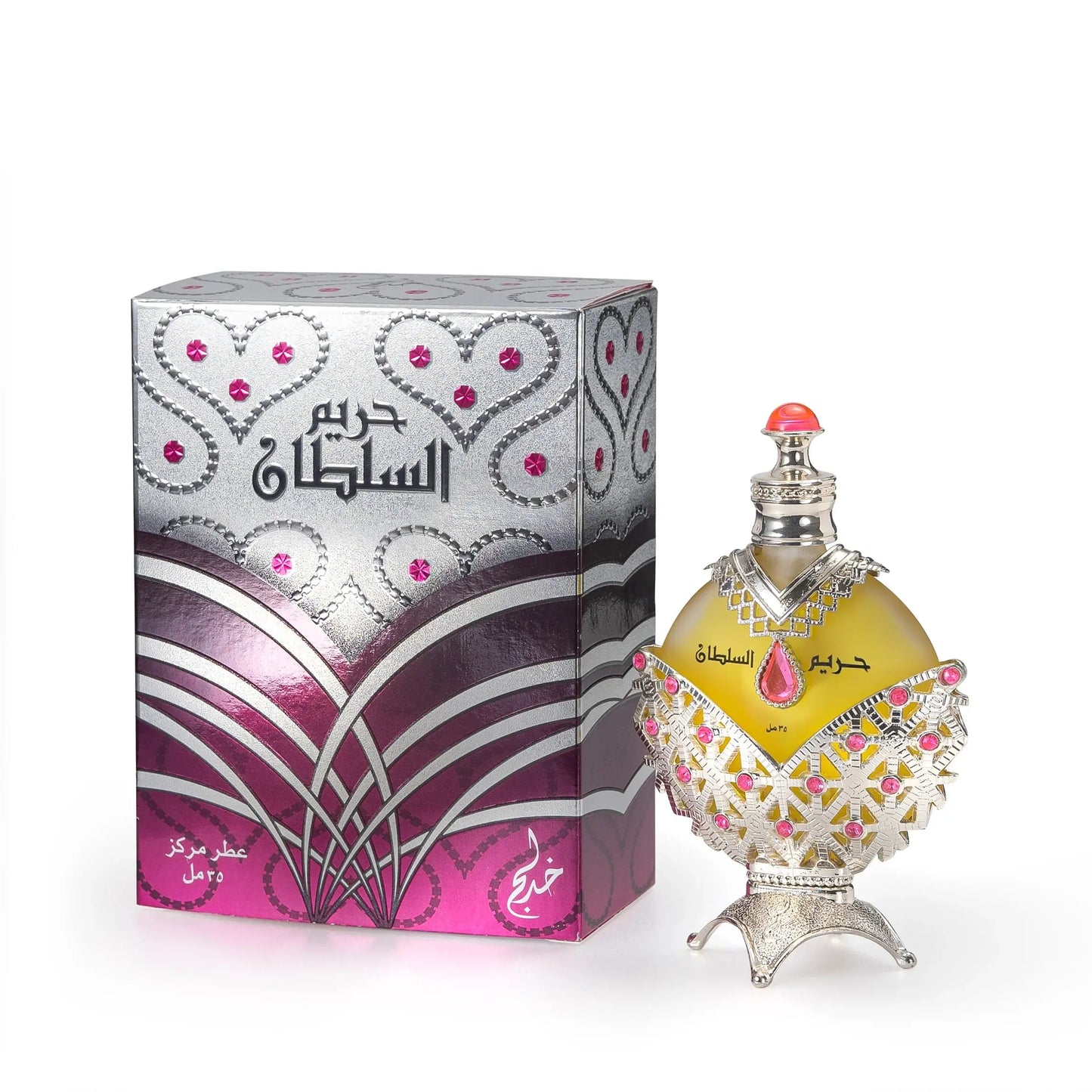 Hareem Al Sultan Silver Perfume Oil, 35ml, Alcohol-Free, By Khadlaj - AlSunnah CornerPerfume Oil