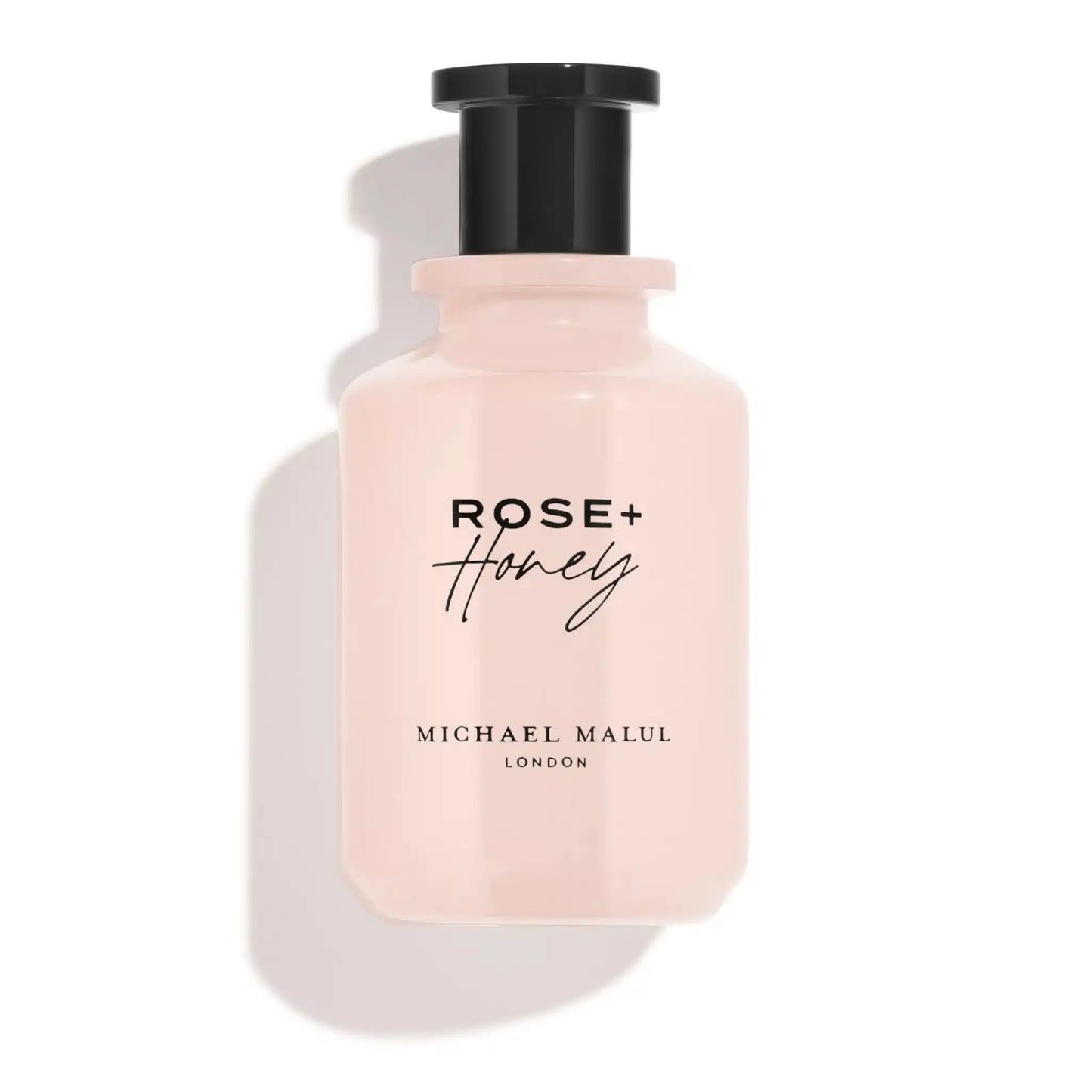 Rosehoney perfume bottle with honeycomb-inspired design details