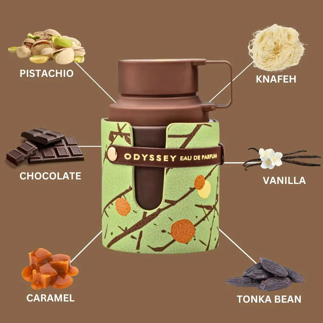 Odyssey Dubai Chocolat Gourmand EDP 100ML – Coffee, Chocolate & Vanilla Perfume by Armaf - AlSunnah Corner