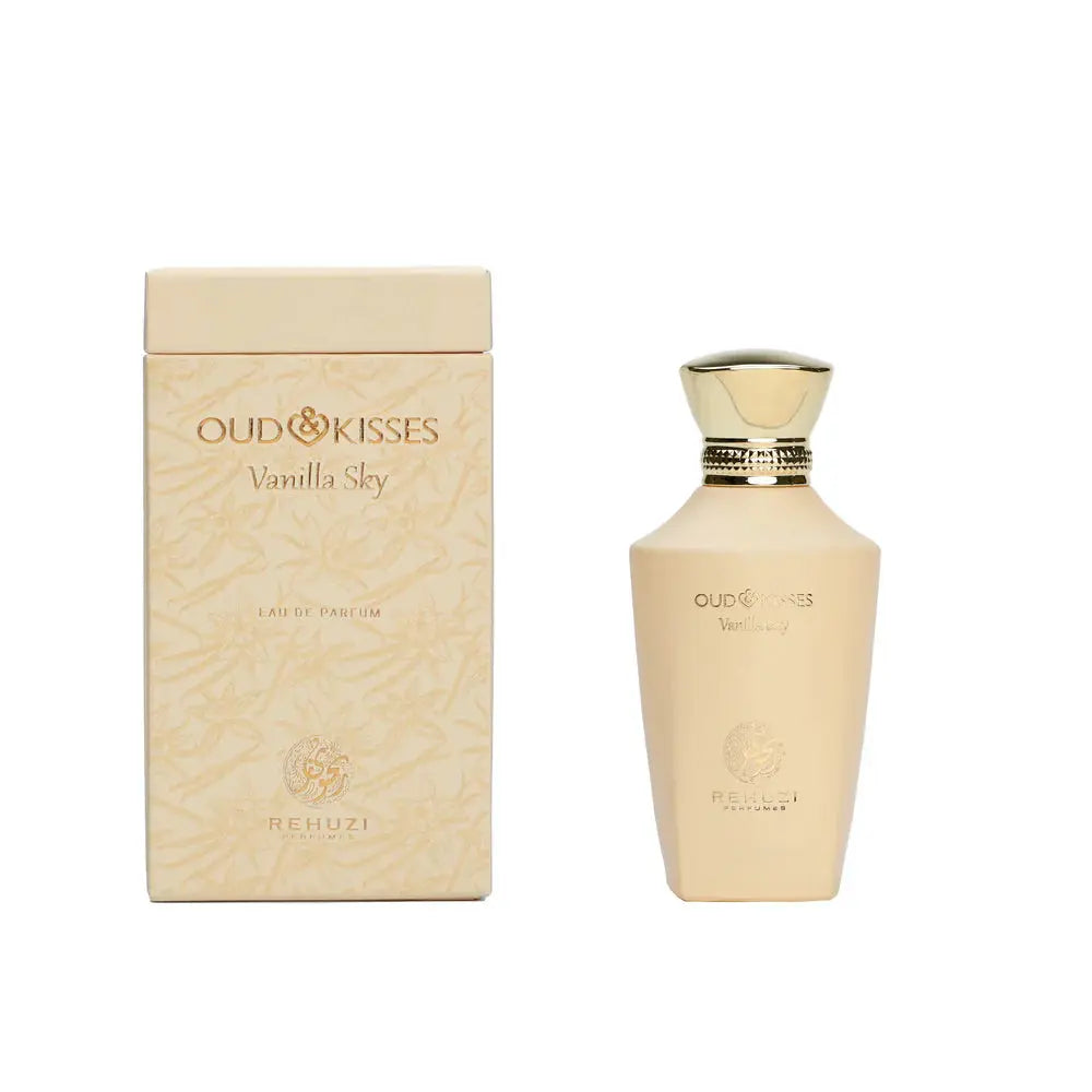 "Oud & Kisses Vanilla Sky EDP Perfume Bottle – Dreamy Vanilla Musk Fragrance"