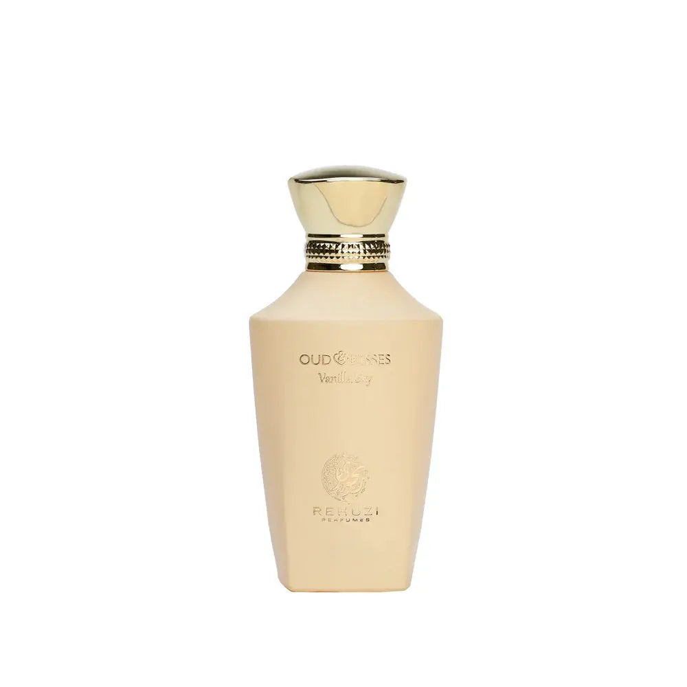 "Oud & Kisses Vanilla Sky EDP Perfume Bottle – Dreamy Vanilla Musk Fragrance"
