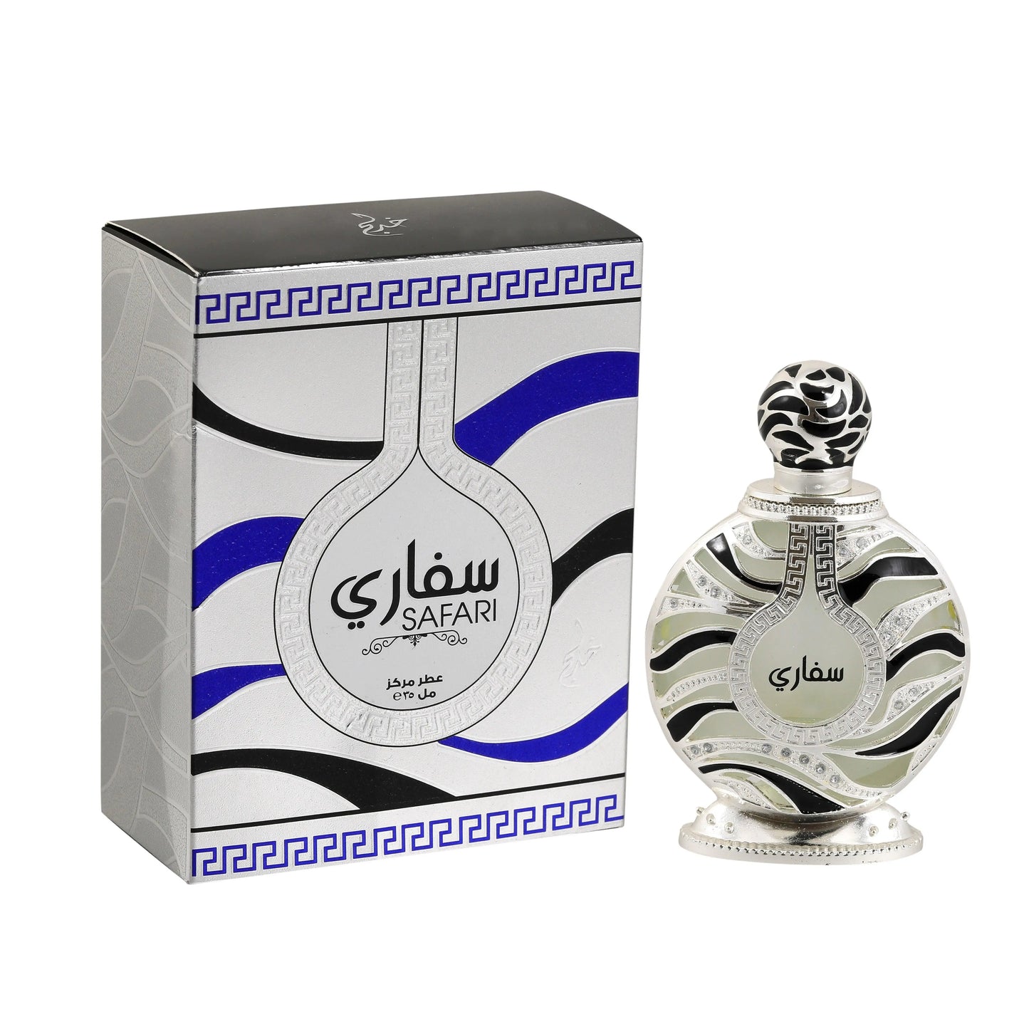 Safari Silver Arabian Perfume Oil- 35ml, Alcohol Free, By Khadlaj - AlSunnah Corner