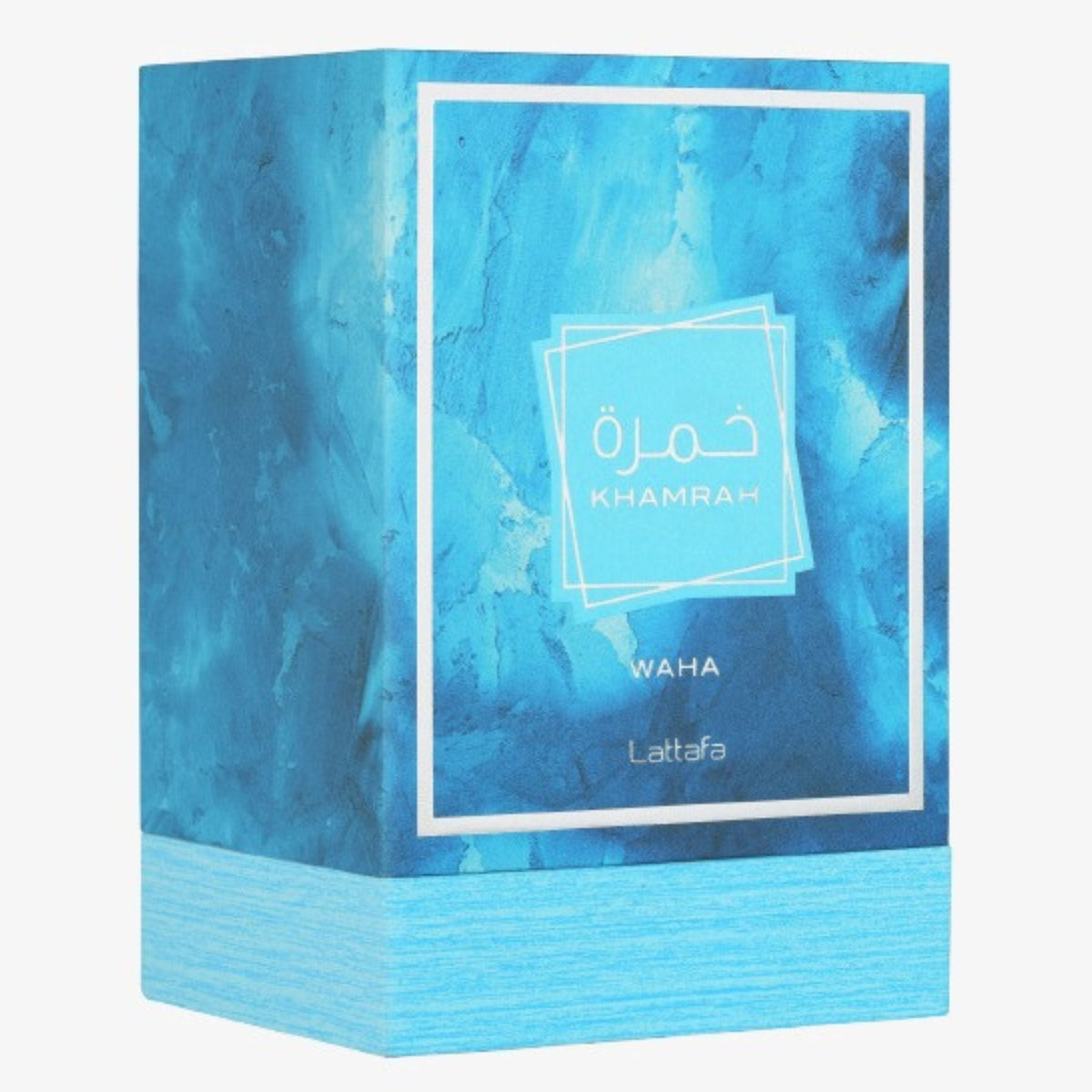 Lattafa Khamrah Waha 100ml blue gift box