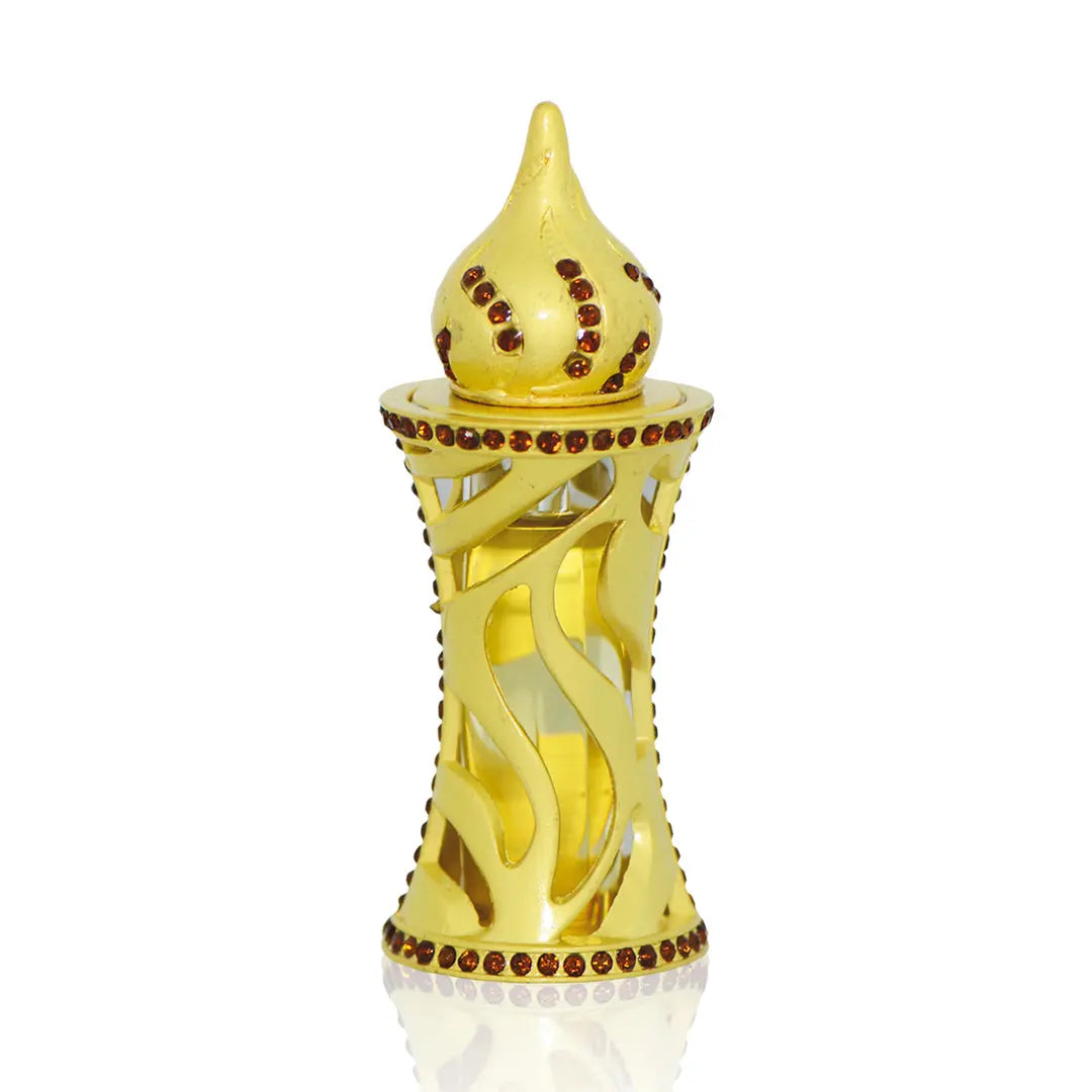 Lamsa Gold Arabain Perfume Oil, 12ml - Alcohol-Free, By AlHaramain Al Haramain