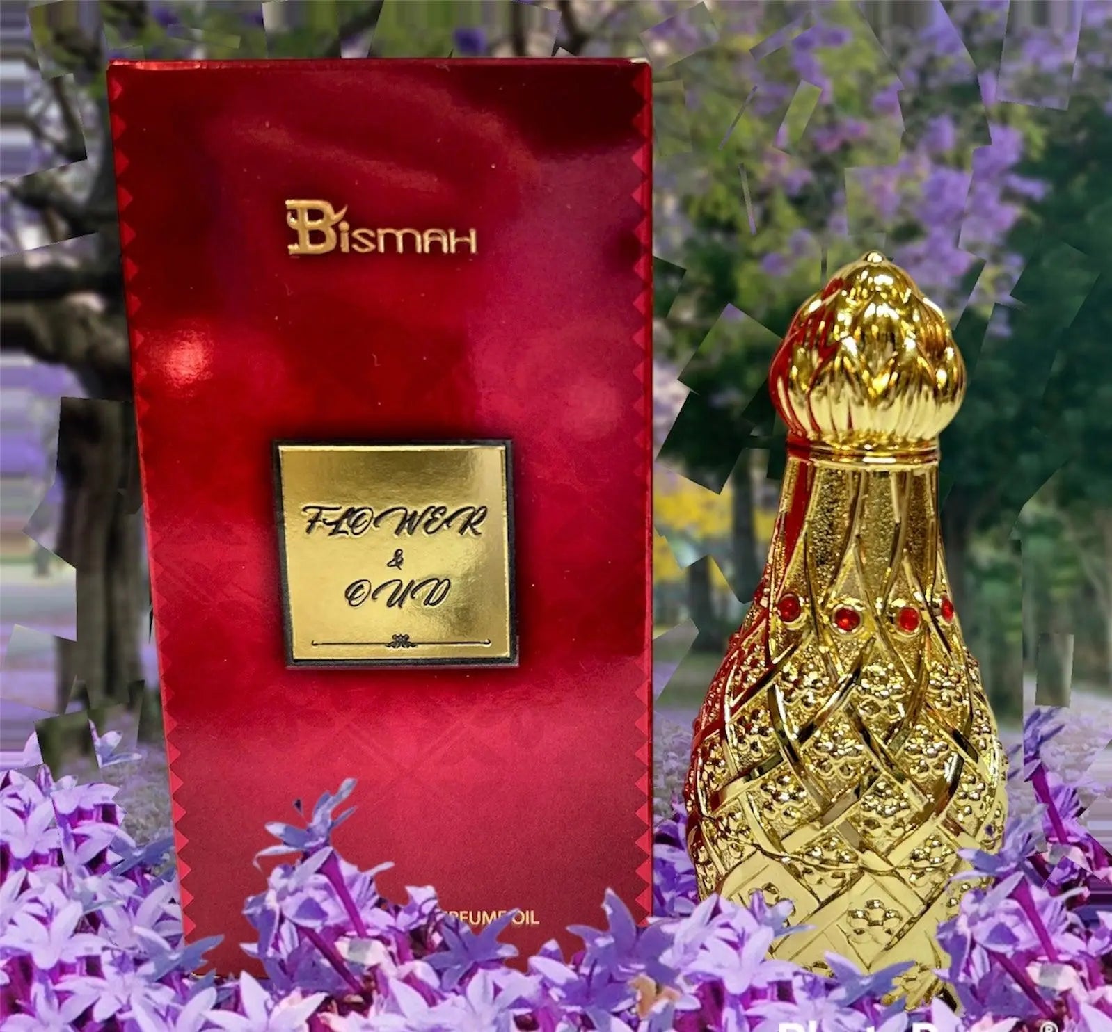 Flower & Oud Arabian Perfume Oil- 12ml, Alcohol-Free, By Bisma - AlSunnah CornerPerfume Oil