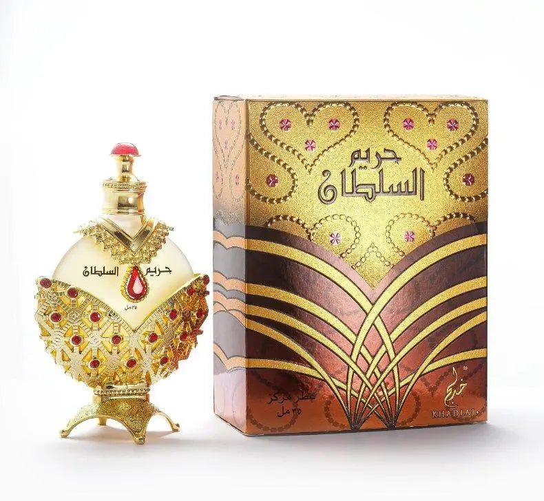 Hareem Al Sultan Gold Perfume Oil- 35ml, Alcohol-Free, By Khadlaj - AlSunnah CornerPerfume Oil