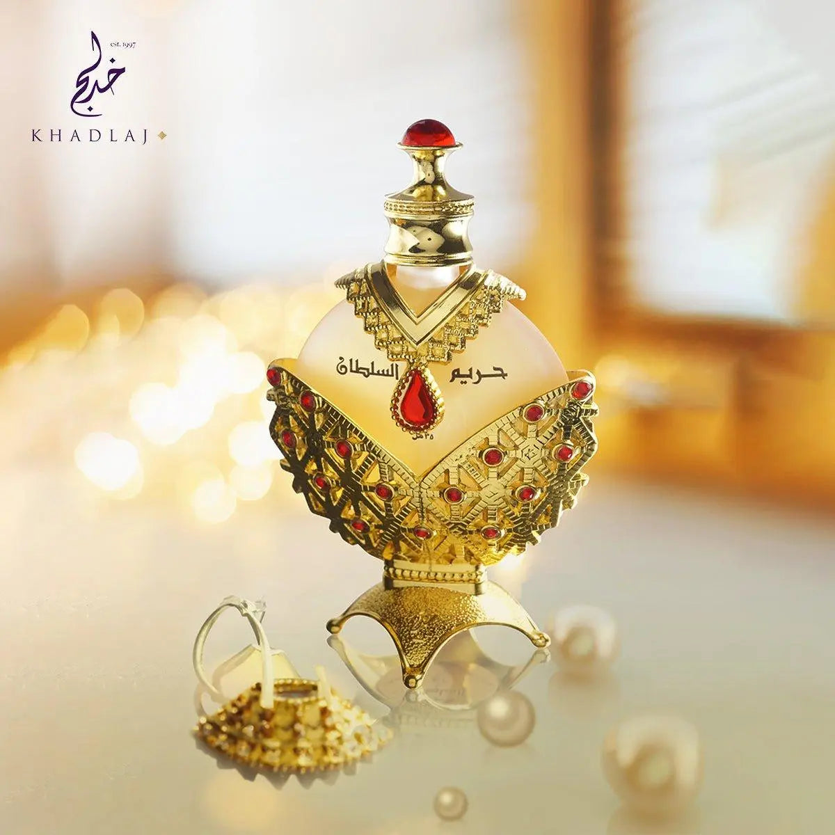Hareem Al Sultan Gold Perfume Oil- 35ml, Alcohol-Free, By Khadlaj - AlSunnah CornerPerfume Oil