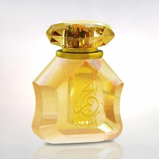 Najm Gold Arabian Perfume Oil- 18ml, Alcohol-Free, By Al Haramain - AlSunnah Corner