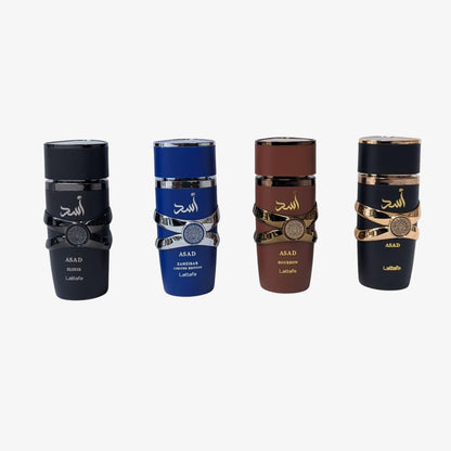 Lattafa Asad Collection 4 x 25ml Eau de Parfum 