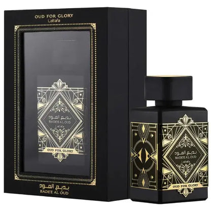 Bade'e Al Oud Oud For Glory 100ml (3.4Oz) EDP, By Lattafa - AlSunnah Corner