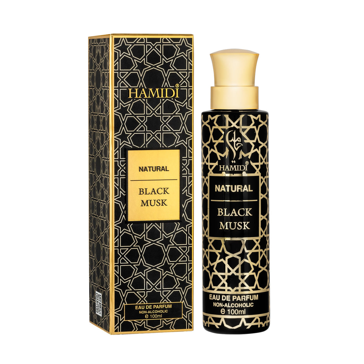 Hamidi Natural Black Musk bottle and box