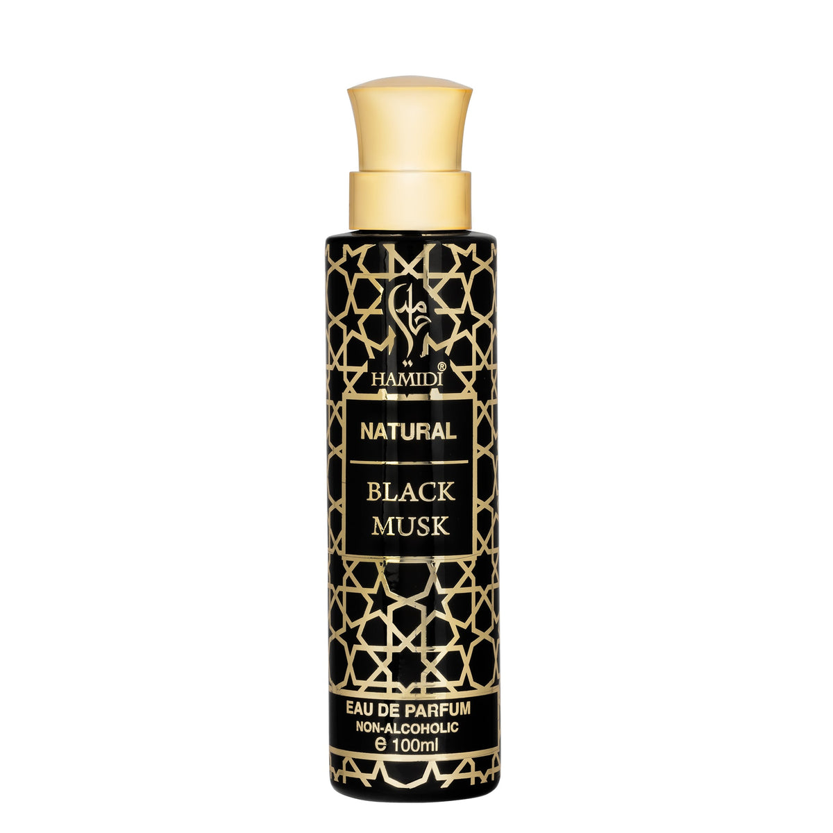 Hamidi Natural Black Musk alcohol-free perfume spray 100ml bottle
