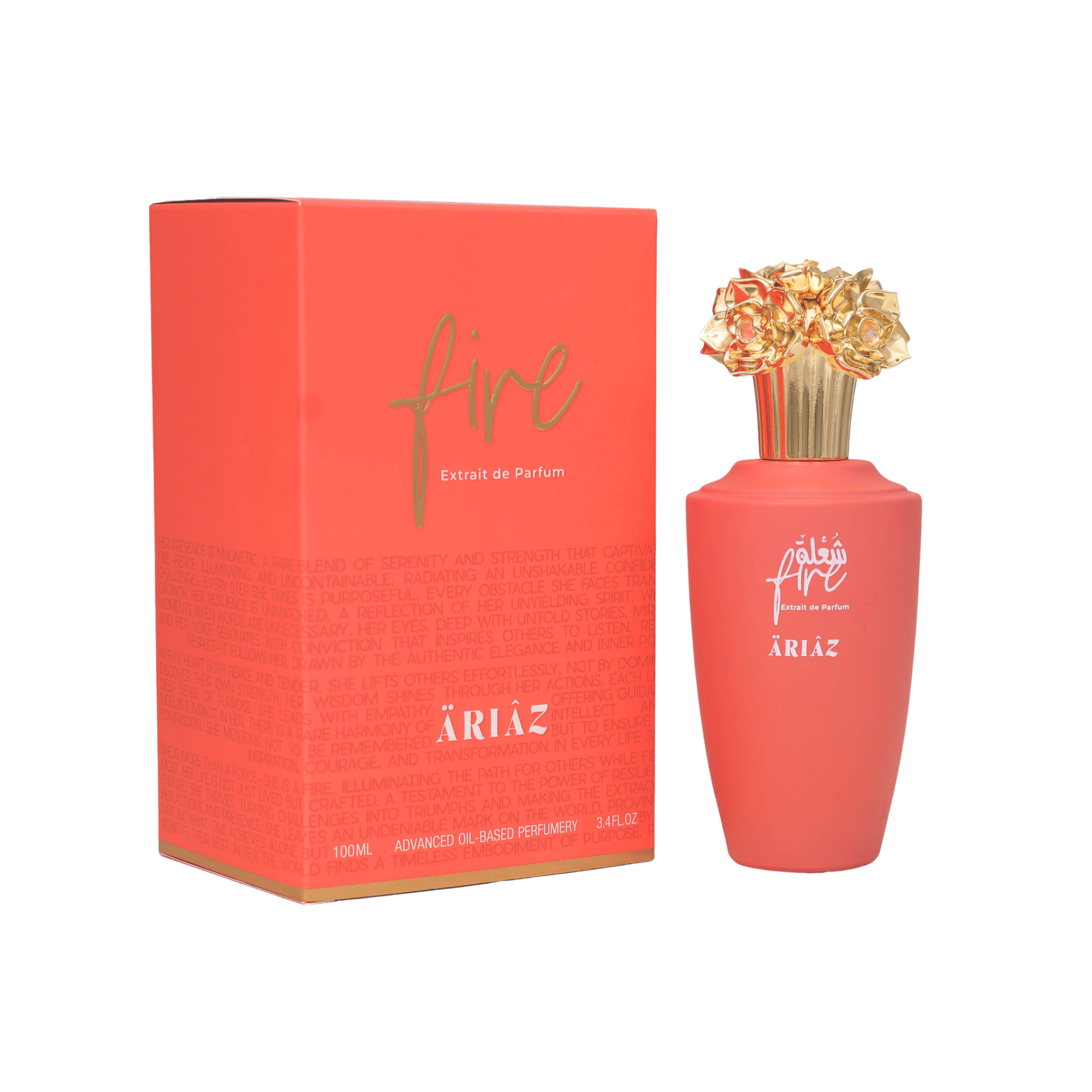 FIRE by ARIAZ Sweet Smoky Gourmand perfume image