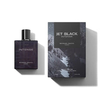 Michael Malul Jet Black Intense EDP bottle with luxury black packaging