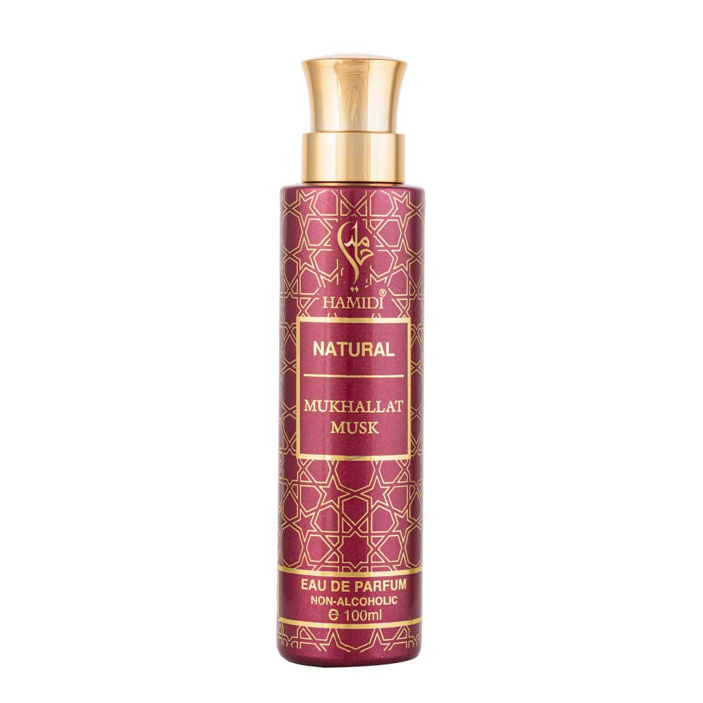 Hamidi Mukhallat Musk alcohol-free perfume spray 100ml bottle