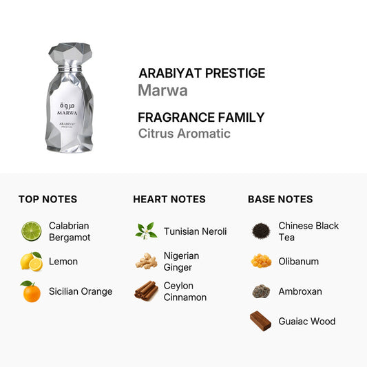 Arabiyat Prestige Marwa Eau de Parfum 100ml | Unisex