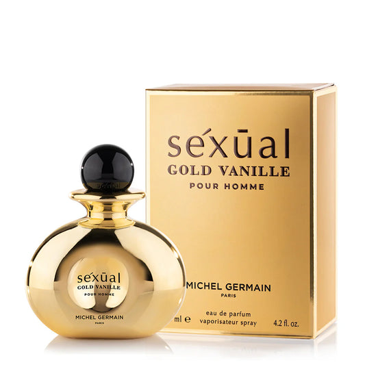 Michel Germain Séxūal Gold Vanille Pour Homme Eau de Parfum Spray for Men – 4.2 fl oz