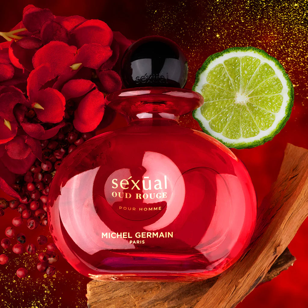 Michel Germain Sexual Oud Rouge Pour Homme Eau de Parfum Spray for Men – 4.2 fl oz