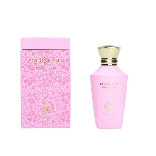 Oud & Kisses Fresh Blossom EDP Perfume Bottle – Luxury Citrus Floral Scent