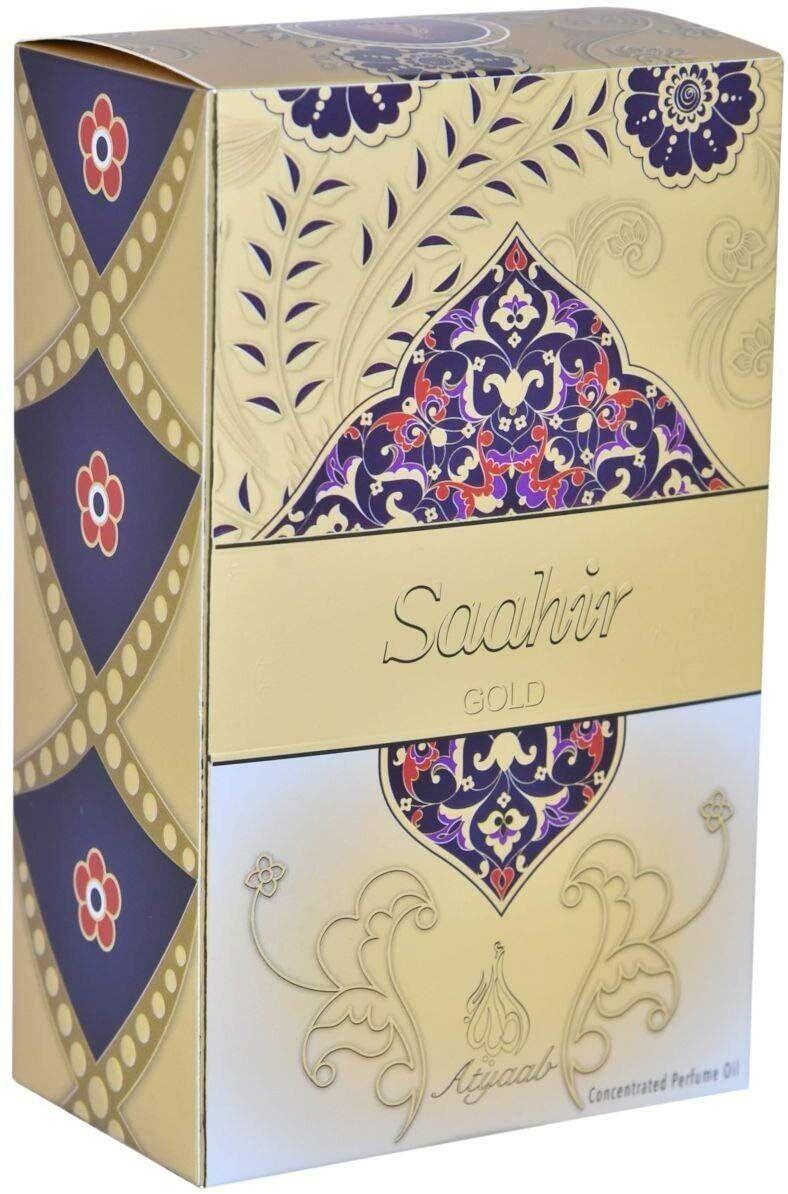 Saahir Gold Arabian Perfume Oil- 18ml, Alcohol, Free By Khadlaj - AlSunnah Corner